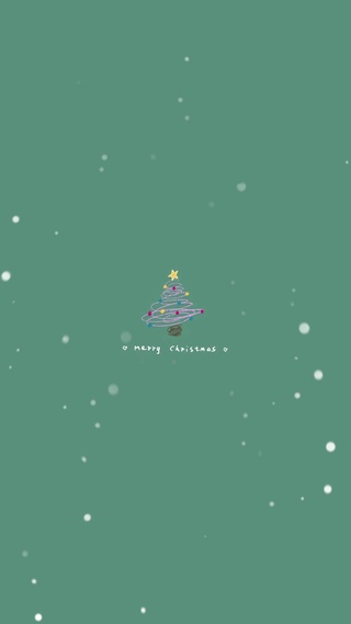 圣诞壁纸 雪花圣诞树