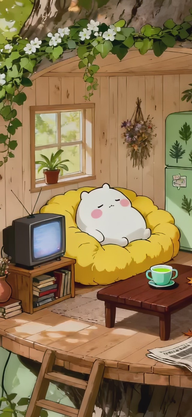 治愈系团子树屋房间