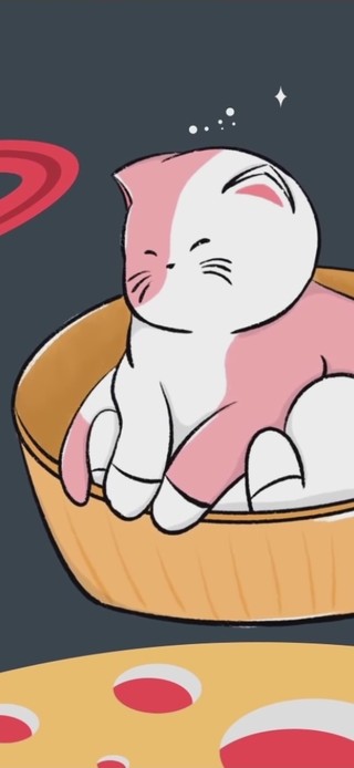 可爱太空猫猫