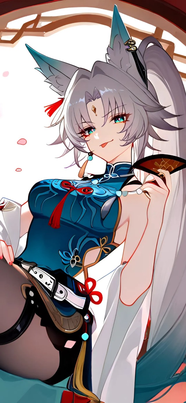 飞霄-黑白双煞吐舌头