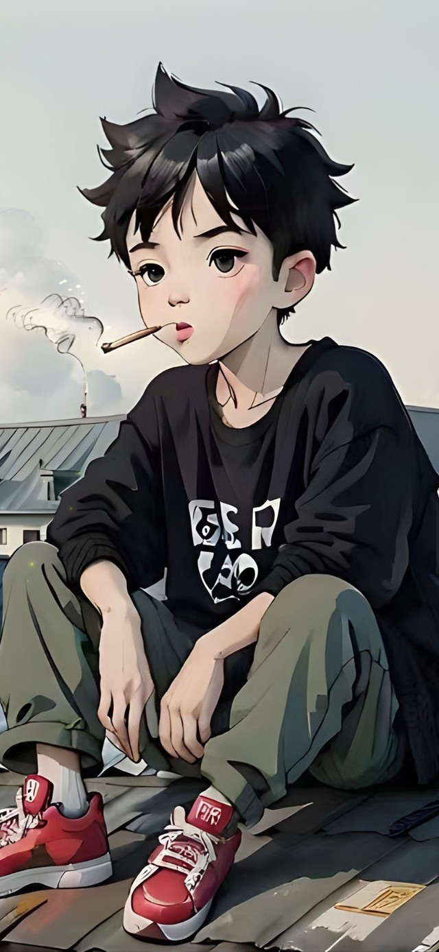 时尚潮流小男孩