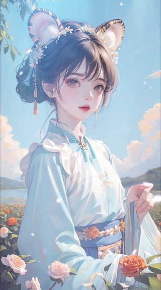 猫系古风美少女