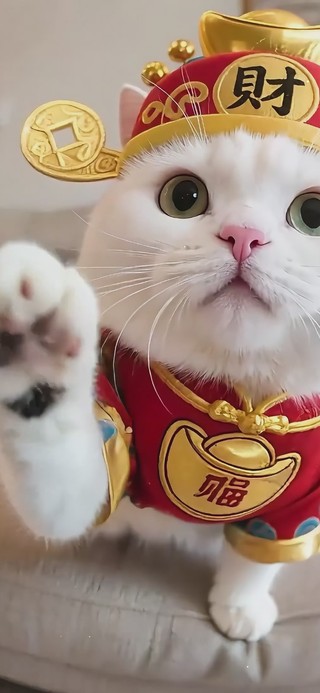 招财猫咪 财运滚滚来