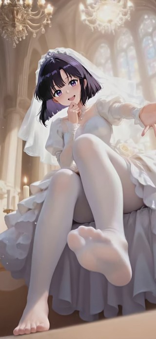 性感可爱甜美白丝美女