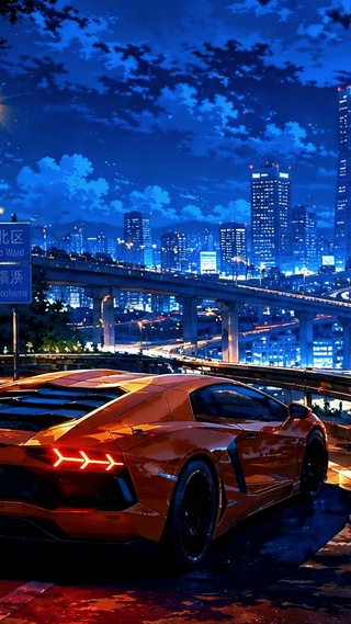 夜与跑车