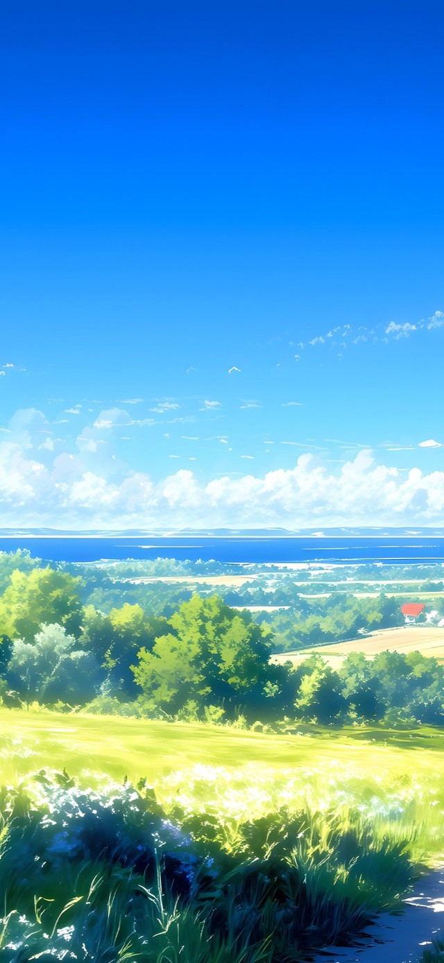 唯美的小镇风景