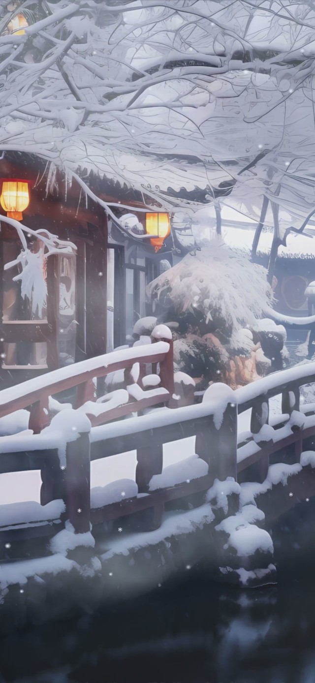 江南雪景