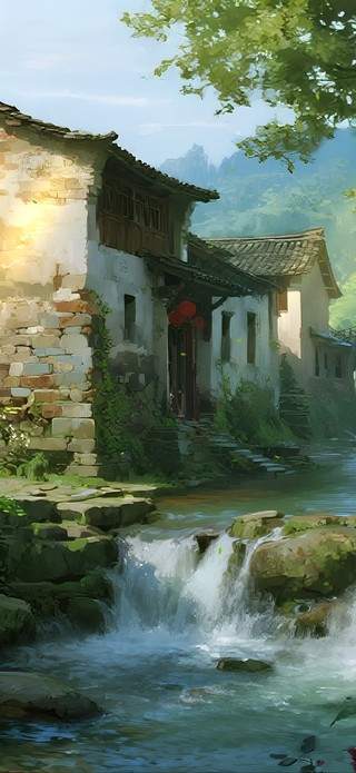 乡村小溪流水