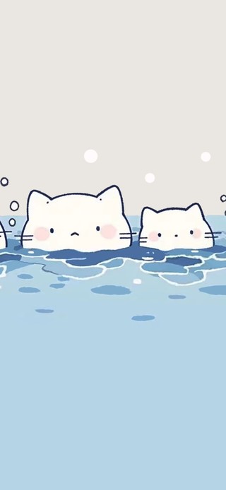 爱泡澡的小猫咪