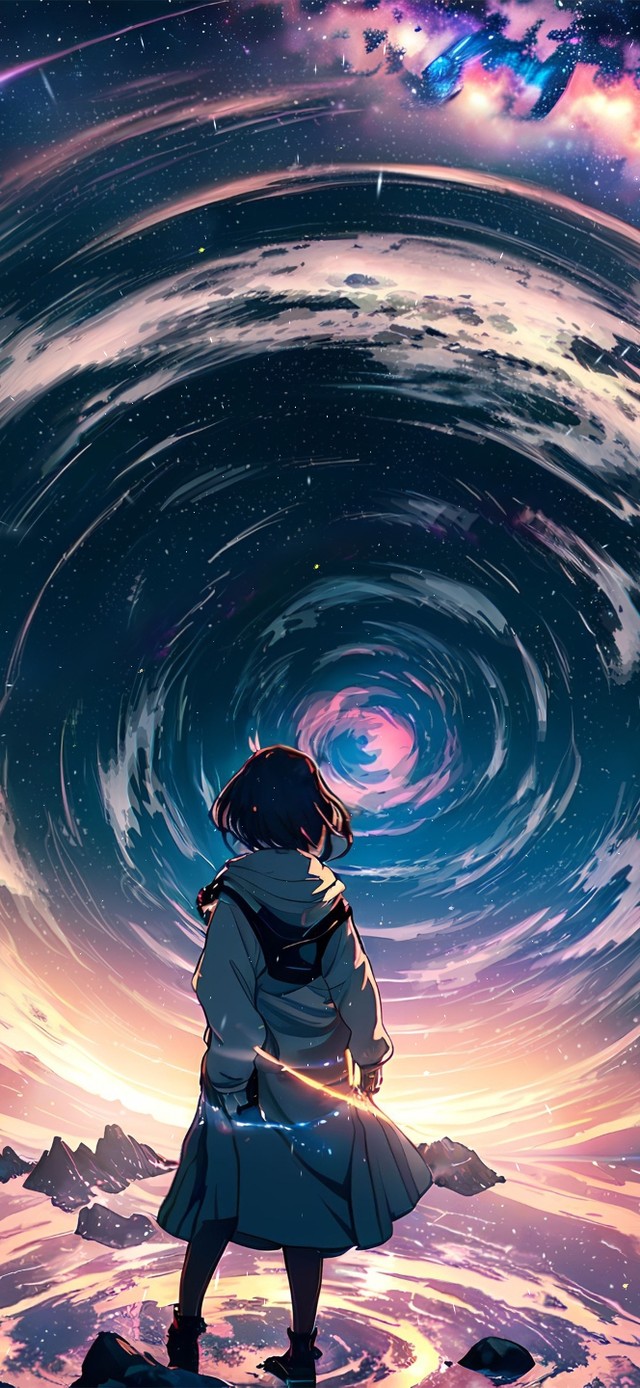  星空漩涡(动漫手机动态壁纸) - 动漫手机壁纸下载 - 元气壁纸