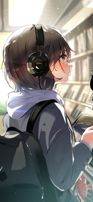 听歌的少女