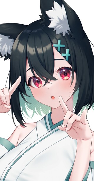 可爱兽耳小巫女