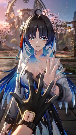 可爱的动漫二次元美女