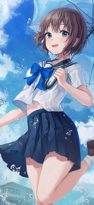 4K夏日JK美少女