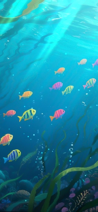 海底小鱼