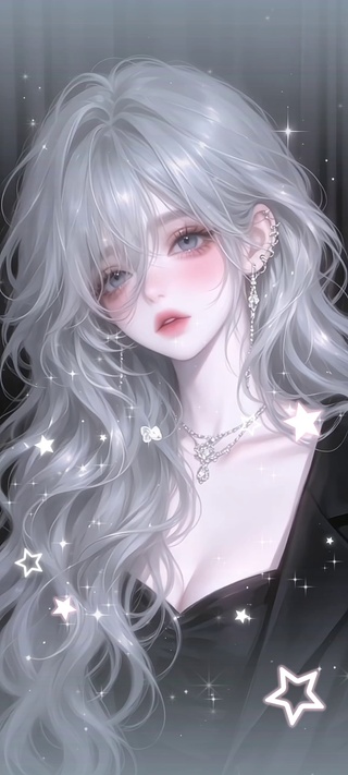 甜酷梦幻二次元少女