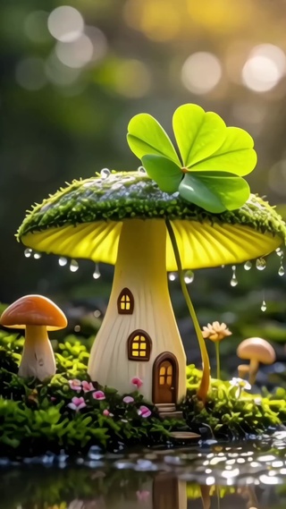 蘑菇屋动态壁纸