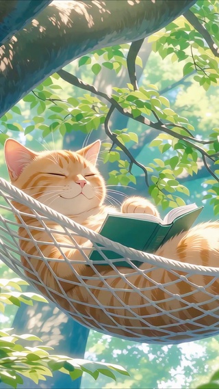 午睡的猫咪