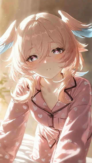 莉奈亚丨粉色睡衣丨