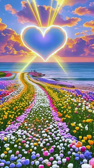 浪漫的花海