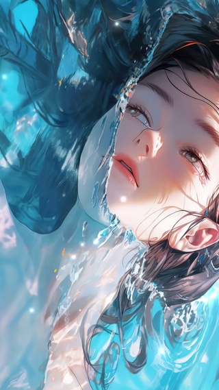 水中少女