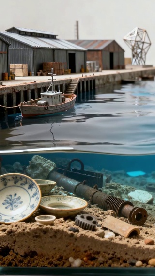 水上风貌与水下遗珍的岁月叠合