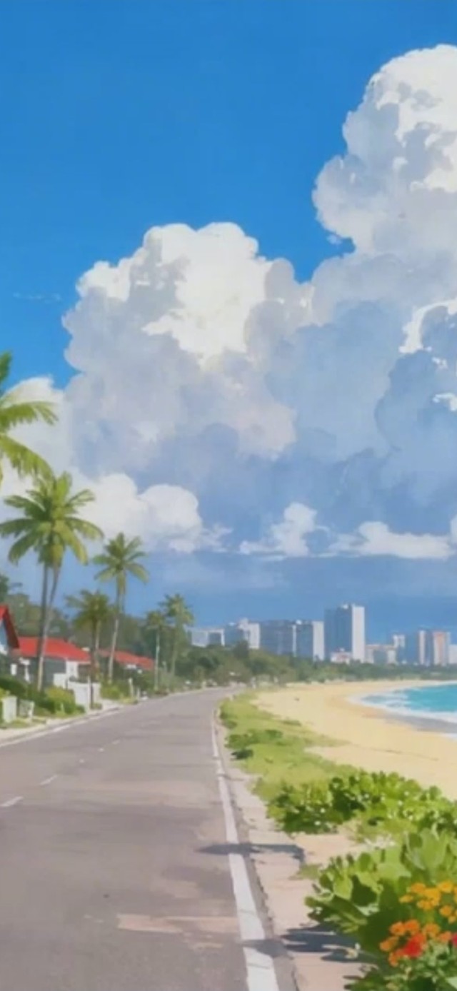 海边插画