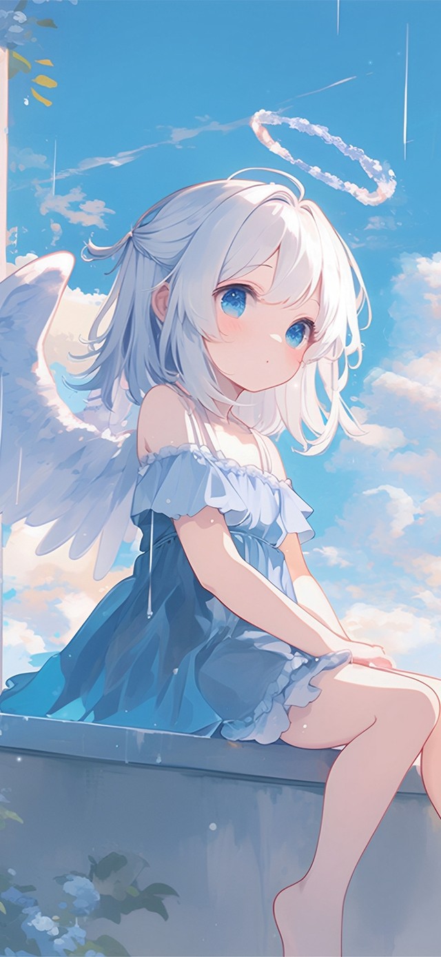 唯美云端女孩