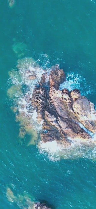 俯瞰美丽海岛