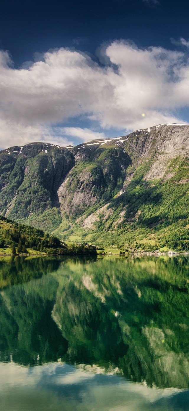 4K护眼青山挪威峡湾