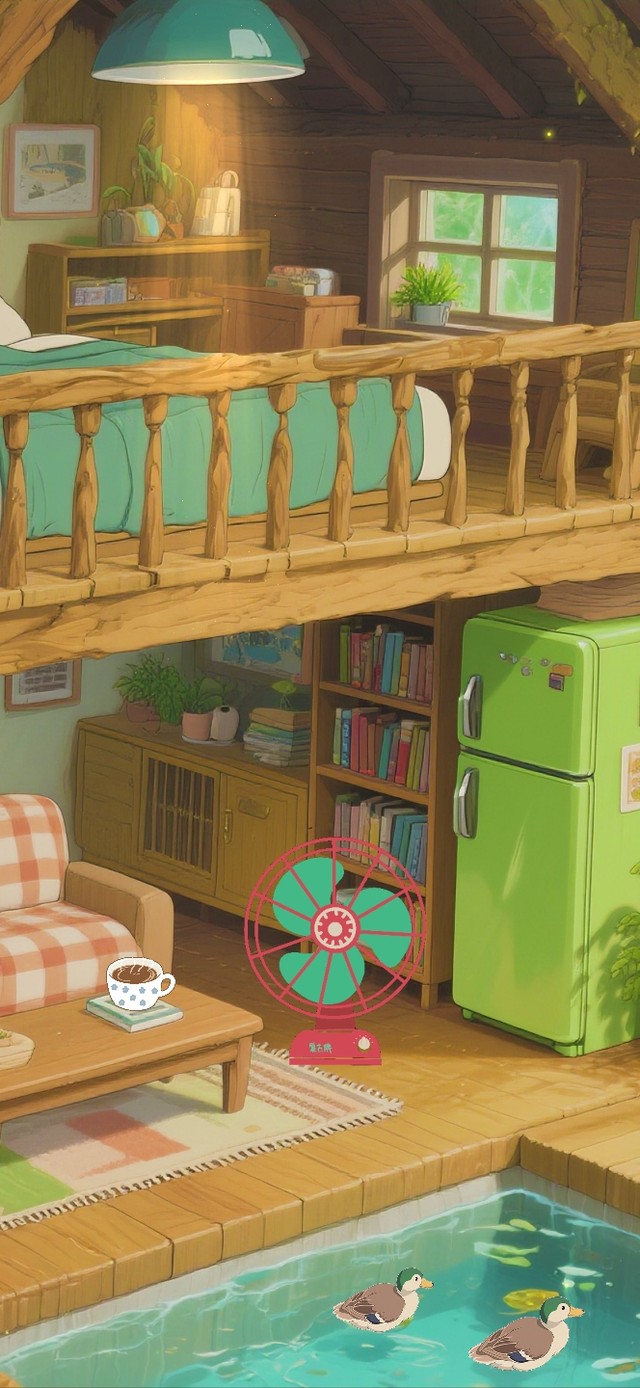 治愈系护眼树屋