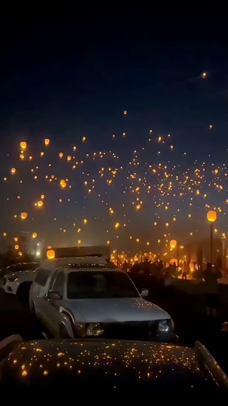 千灯万盏入星空