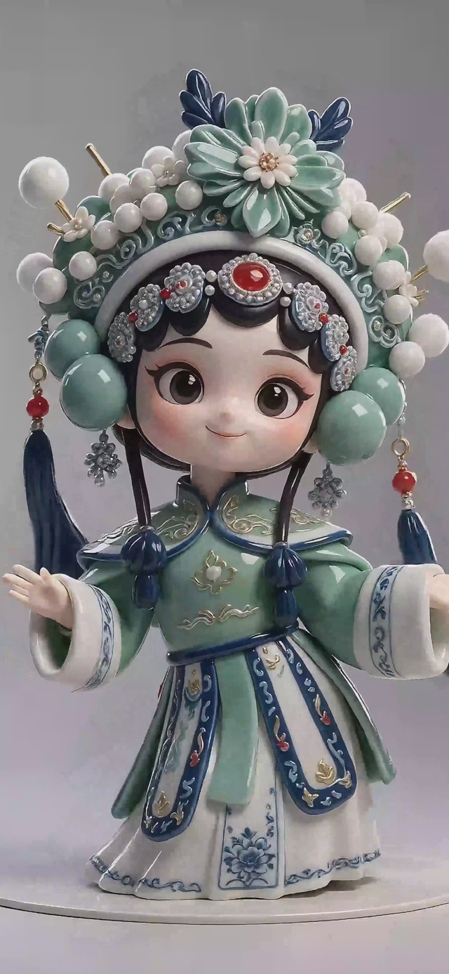 青衫小财神手机壁纸