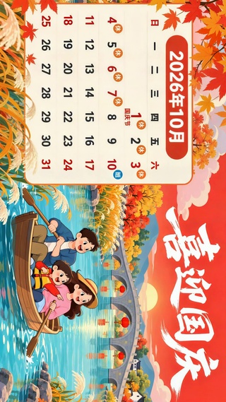 喜迎国庆一家三口秋日出游