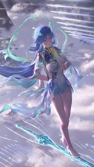 清宵万剑环绕