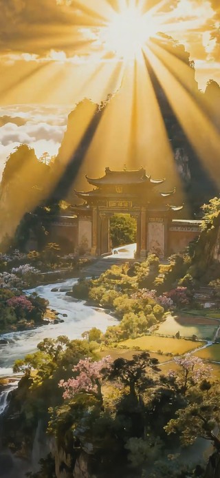 奇峰云海圣境