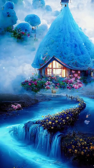 蓝色小屋