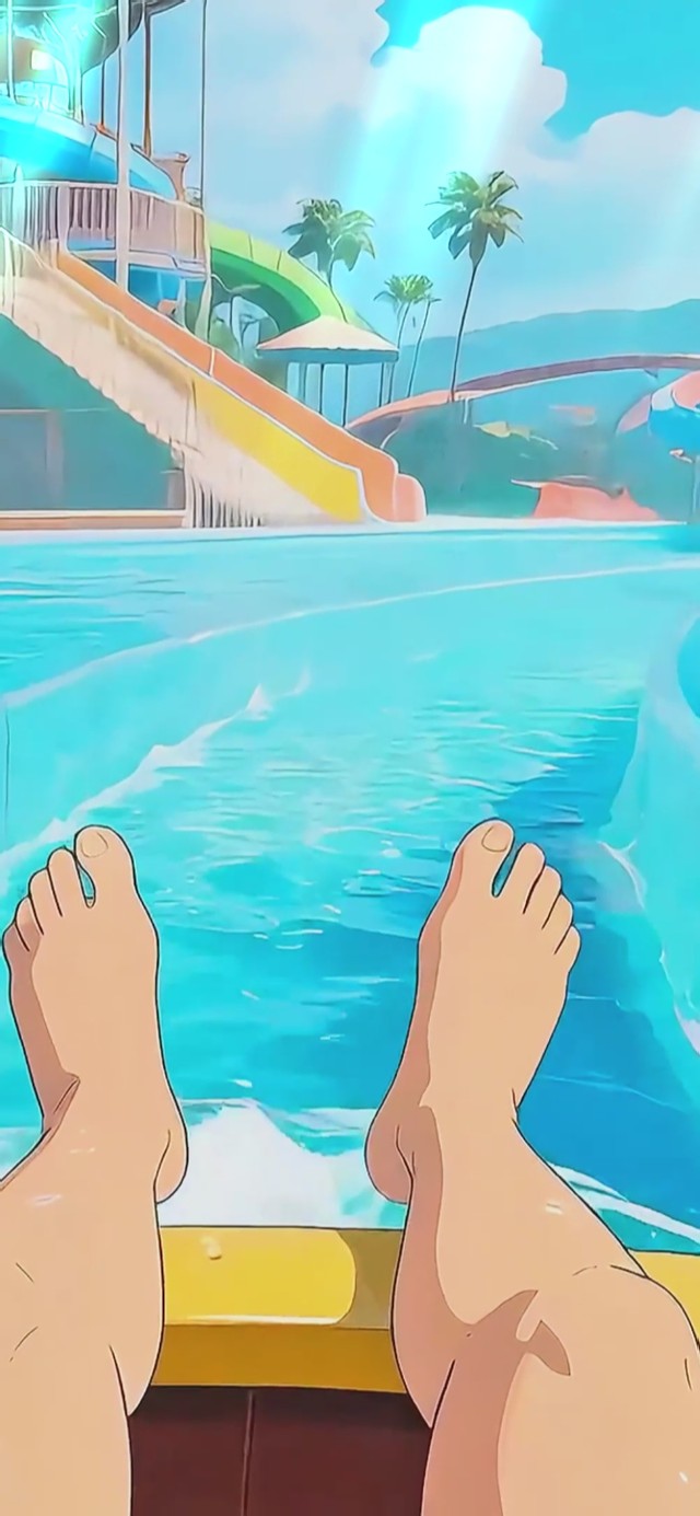 缤纷水滑道：畅享欢乐时光