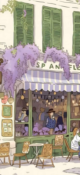 紫藤花下的慢时光