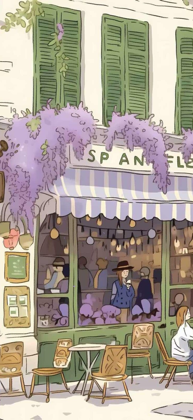 紫藤花下的慢时光