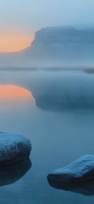 镜湖晨光