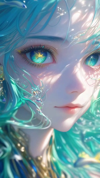 星海中可爱清纯的动漫美女
