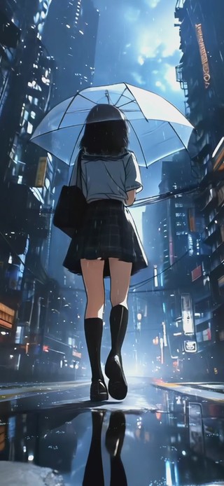 放學後那條深邃の雨巷