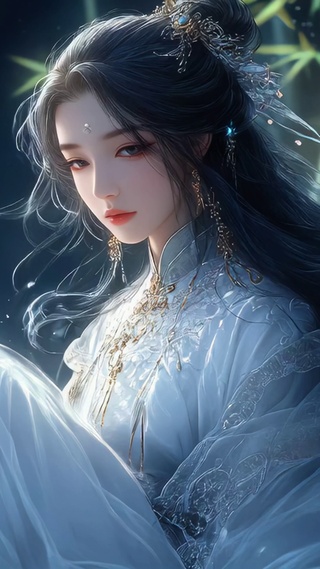 清新古风美女4k高清