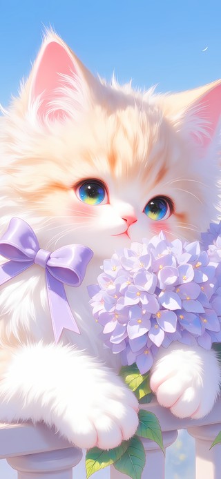 可爱小橘猫