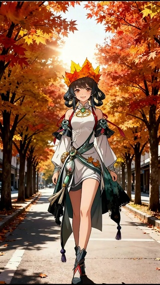 公孙离枫叶王冠