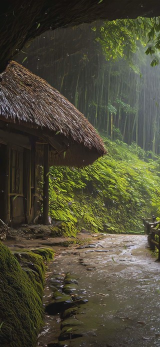 护眼绿景