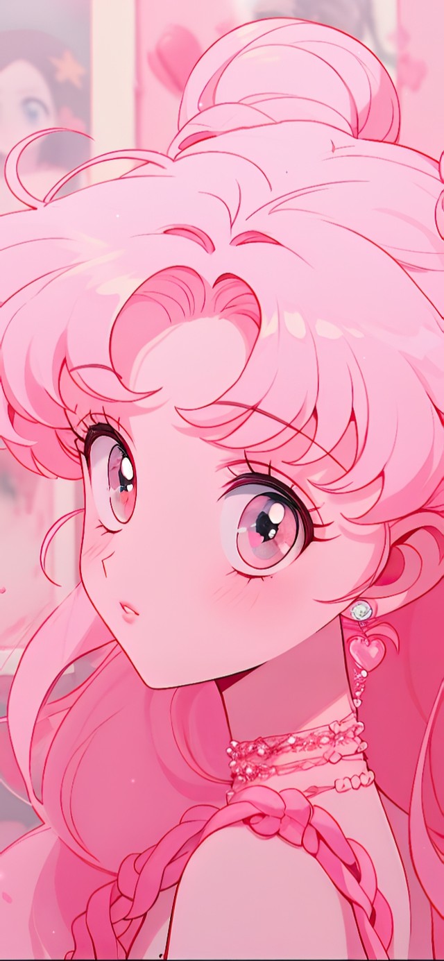 治愈粉月野兔(动漫手机动态壁纸) - 动漫手机壁纸下载 - 元气壁纸