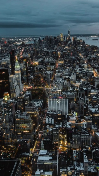 城市风景夜景