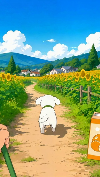 夏日向日葵乡间治愈之旅